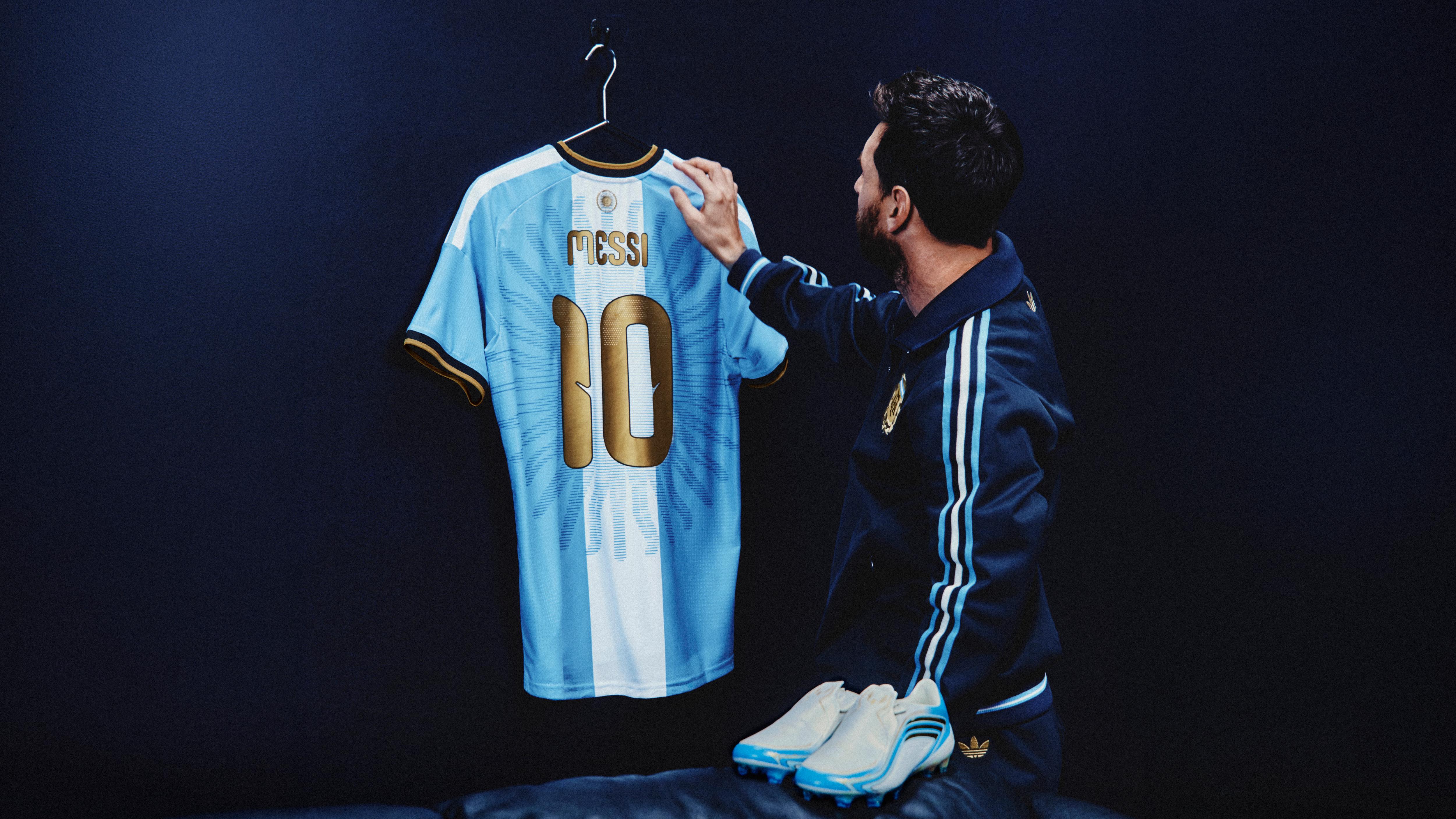 O último equipamento de Messi pela Argentina - foto: Adidas