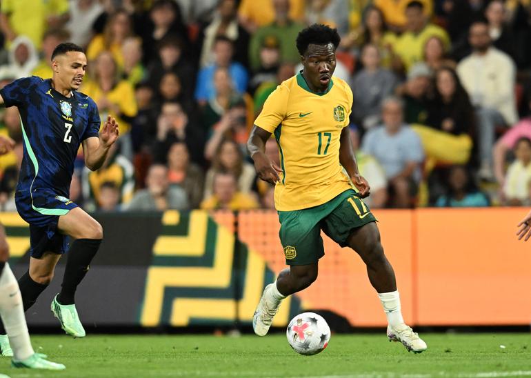 82.º Nestor Irankunda (Sporting/Austrália), avançado, 20 anos. Golden Boy Index: 46,5. Foto IMAGO
