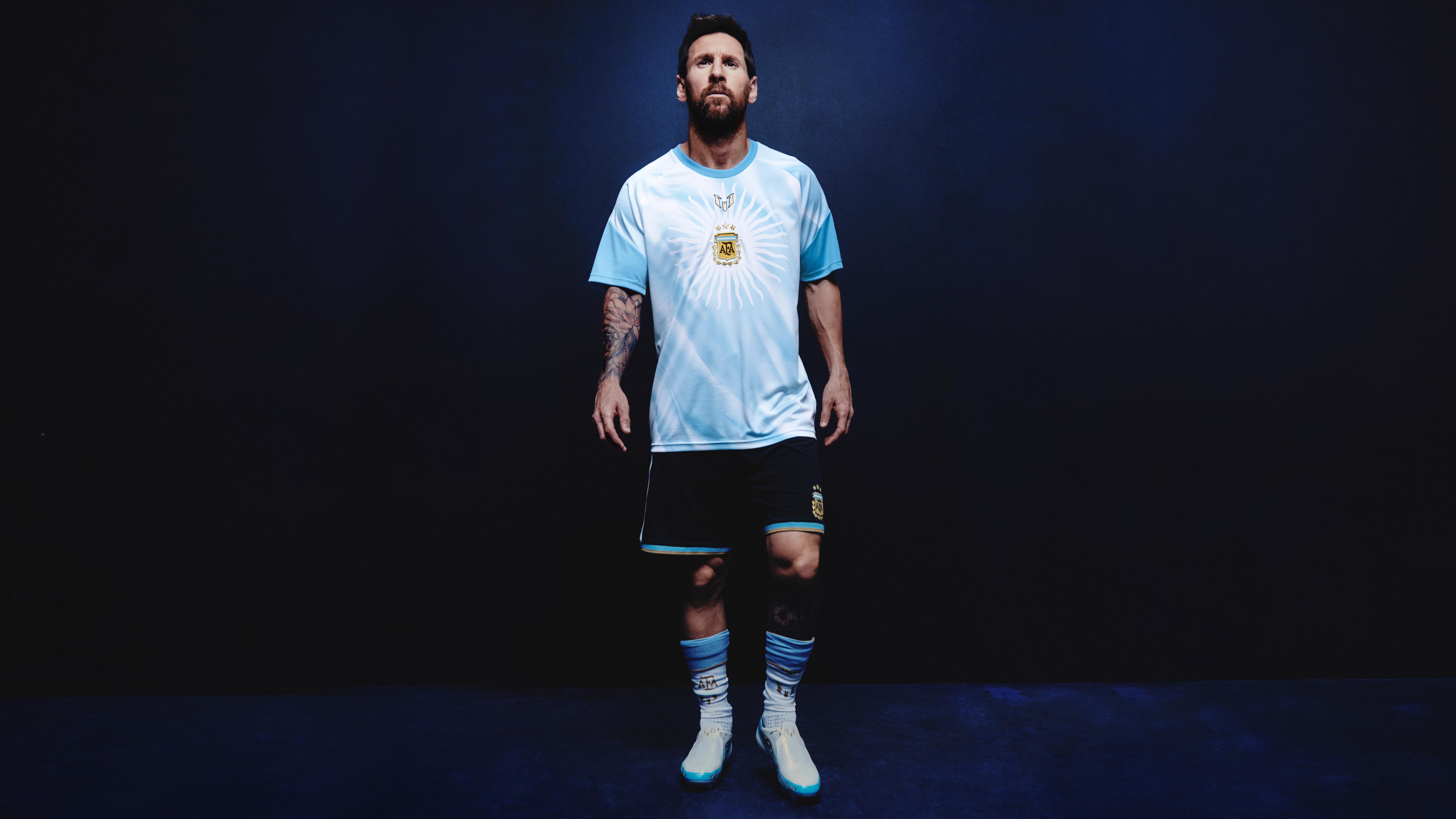 O último equipamento de Messi pela Argentina - foto: Adidas