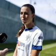 Carolina Correia em declarações à comunicação social - Foto: FPF