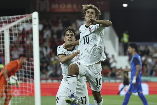 Seleção sub-21 encerra esta terça-feira, diante da Chéquia, a qualificação para o Euro 2027 — Foto: FPF