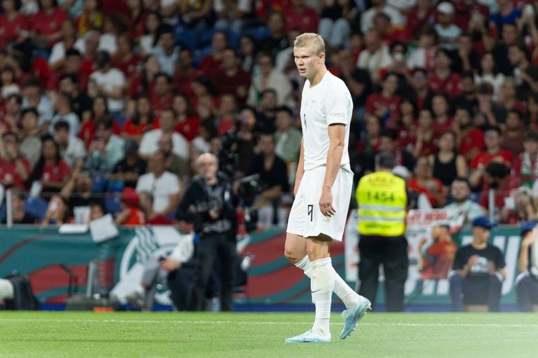 Erling Haaland . Manchester City/Noruega - muito cansado, pediu para sair no jogo frente a Portugal no Dragão