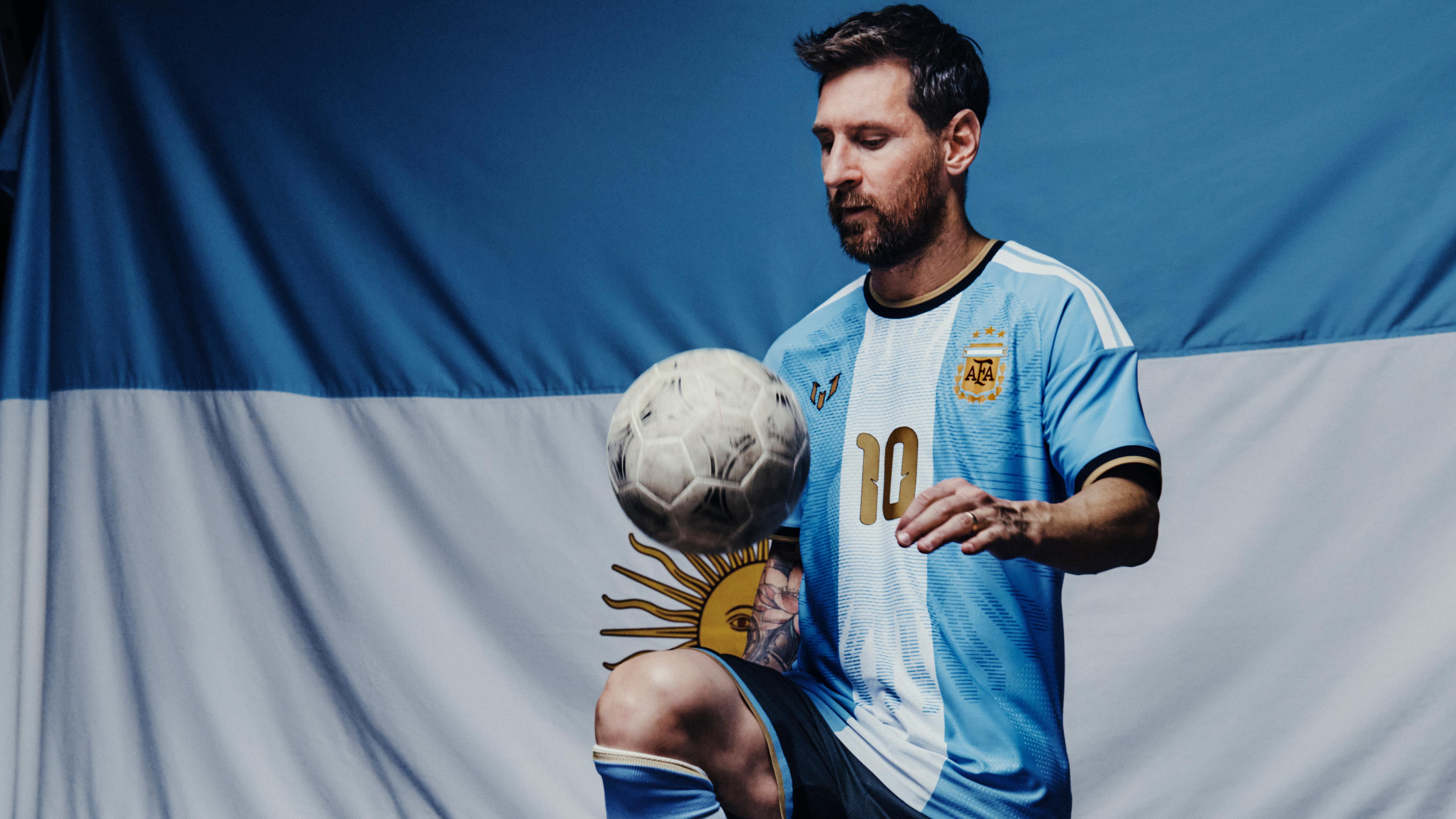 O último equipamento de Messi pela Argentina - foto: Adidas