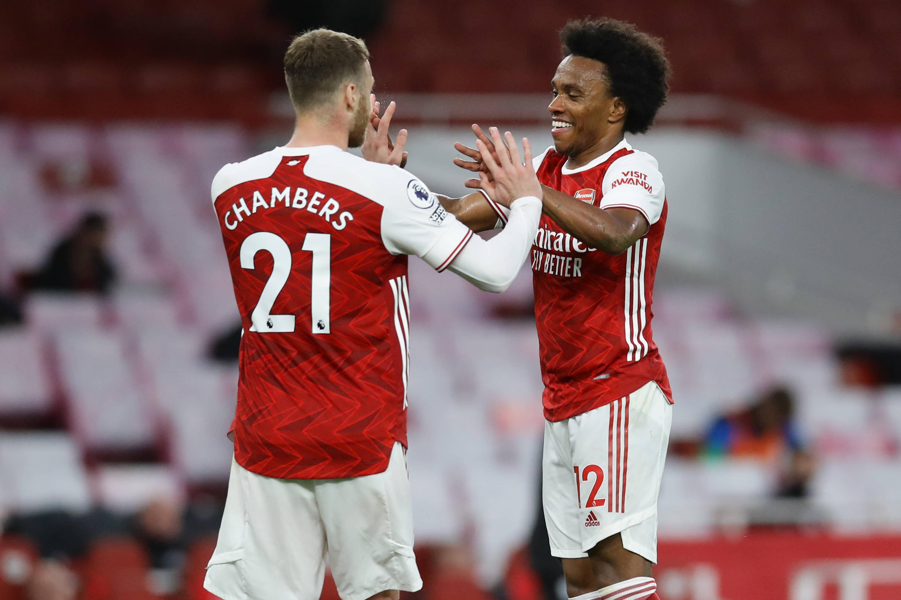 Willian somou um golo e sete assistências pelo Arsenal em 37 jogos