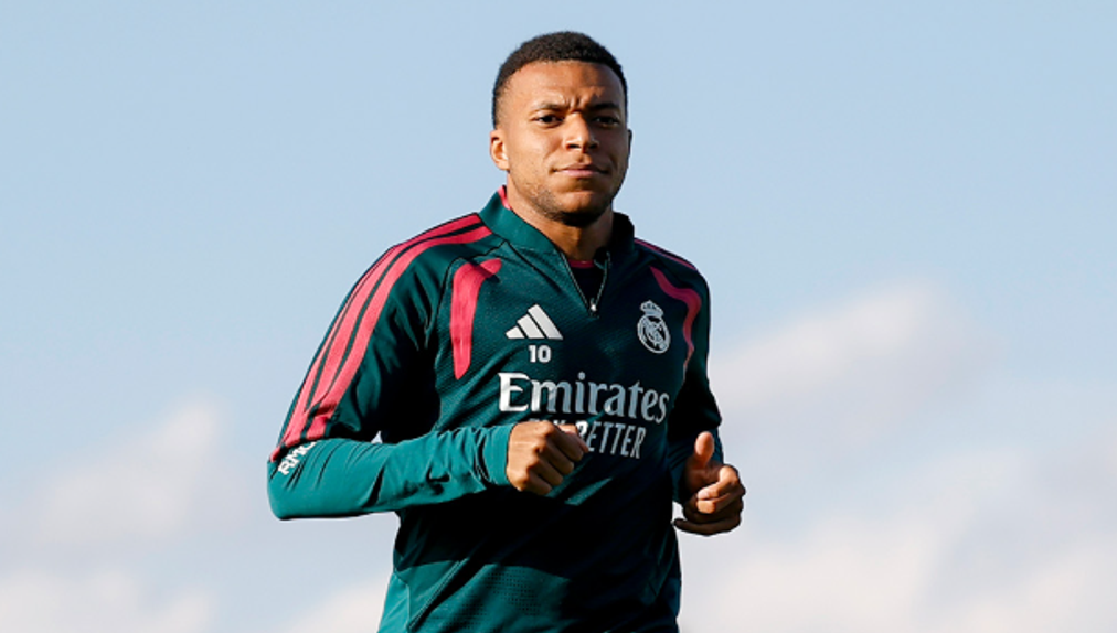 Treino de Kylian Mbappé (foto: Real Madrid)