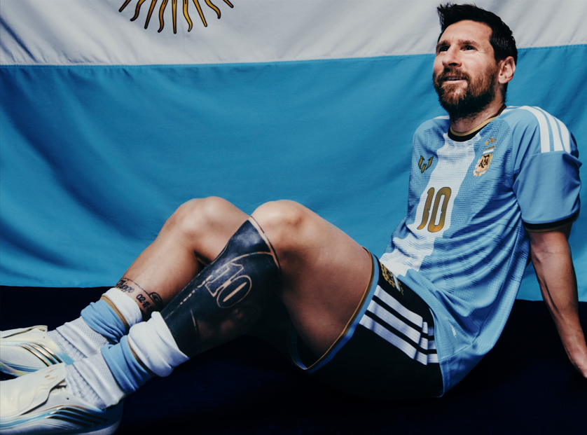 O último equipamento de Messi pela Argentina - foto: Adidas