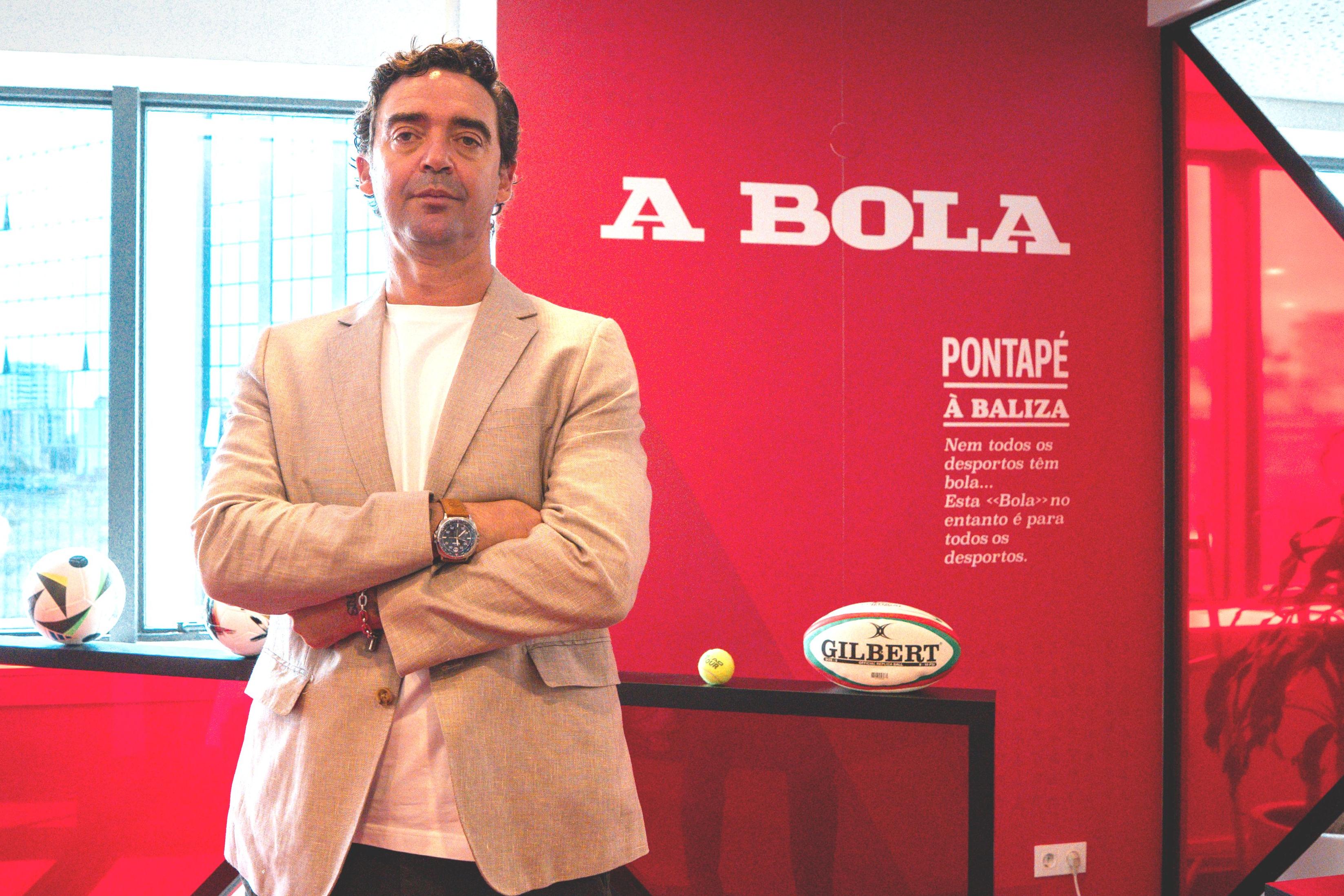 Marco Almeida desfiou novelo da carreira em entrevista a A BOLA - Foto: Mariana Tenorio