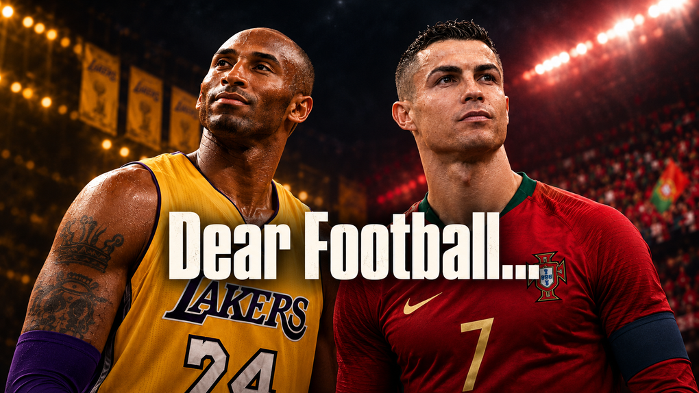 Kobe Bryant e Cristiano Ronaldo - imagem gerada por IA