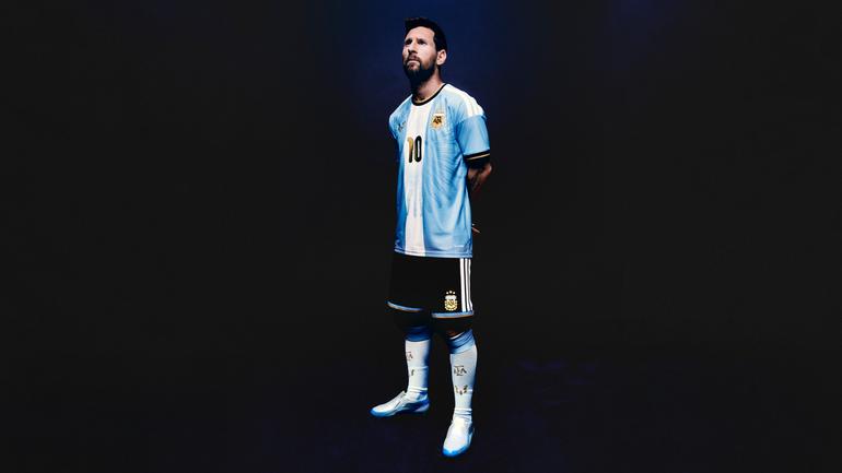 O último equipamento de Messi pela Argentina - foto: Adidas
