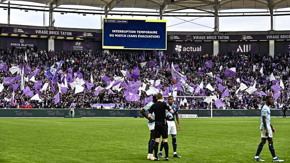 Ligue 1: jogo interrompido devido ao alarme de incêndio