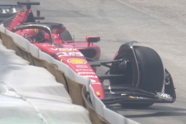 GP do Brasil: Charles Leclerc tem acidente... antes de a corrida começar (vídeo)