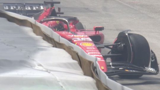 GP do Brasil: Charles Leclerc tem acidente... antes de a corrida começar (vídeo)