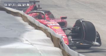 GP do Brasil: Charles Leclerc tem acidente... antes de a corrida começar (vídeo)