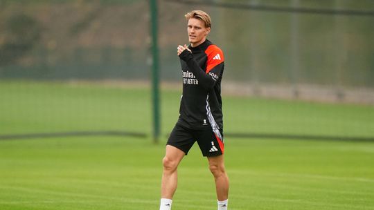 Boas notícias para Arteta: Odegaard regressa aos treinos