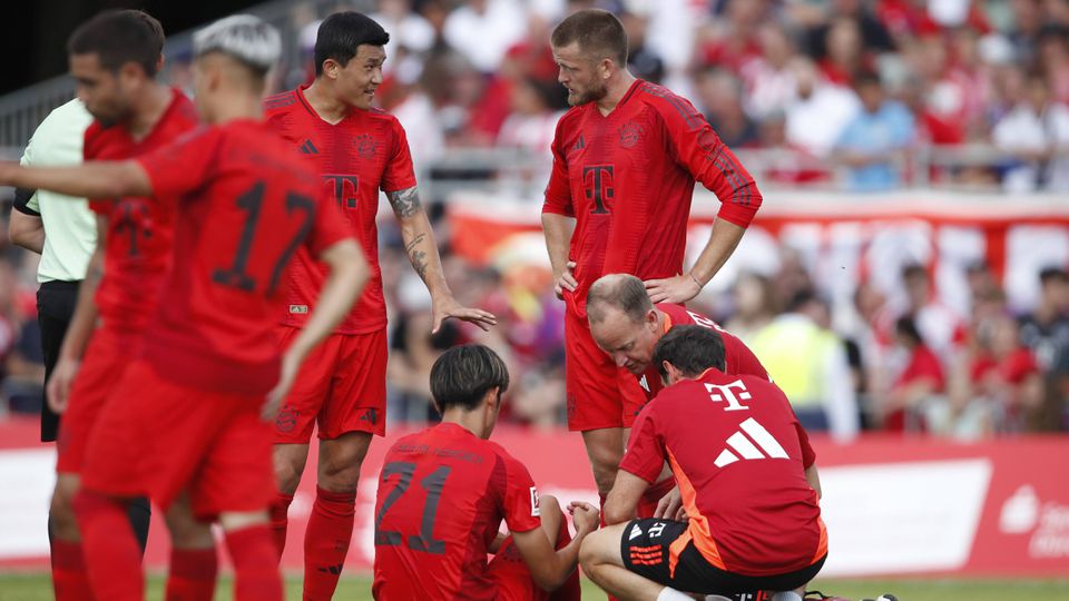 Jogador do Bayern operado em dia de jogo frente ao Benfica