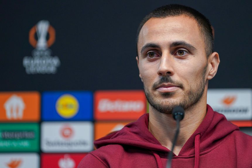 Leonardo Lelo, lateral-esquerdo do SC Braga, já soma seis assistências e um golo. Foto: Hugo Delgado/LUSA