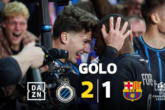 Jovem internacional português sub-21 marca ao Barcelona na Champions