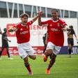 Gonçalo Moreira ao serviço do Benfica na UEFA Youth League (Instagram/BenficaCampus)