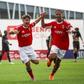 Gonçalo Moreira ao serviço do Benfica na UEFA Youth League (Instagram/BenficaCampus)