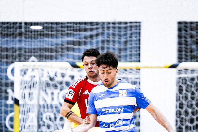 Afonso Jesus defendeu e também atacou e marcou... pelo sétimo jogo consecutivo. Foto: SL BENFICA