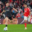 Ibrahim Maza durante o jogo diante do Benfica
