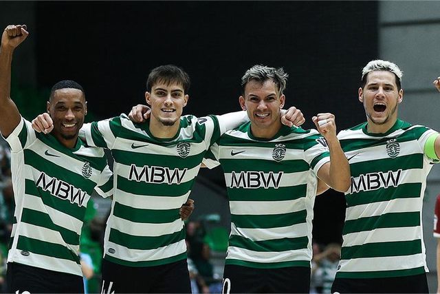 O Sporting impôs uma goleada ao Fundão (8-1) no regresso à Liga de futsal. Foto: Sporting CP