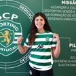 Carolina Jorge já veste as cores do Sporting. Foto: Sporting