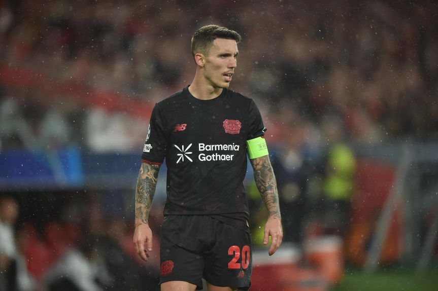 Grimaldo voltou ao Estádio da Luz pelo Leverkusen - Foto: IMAGO