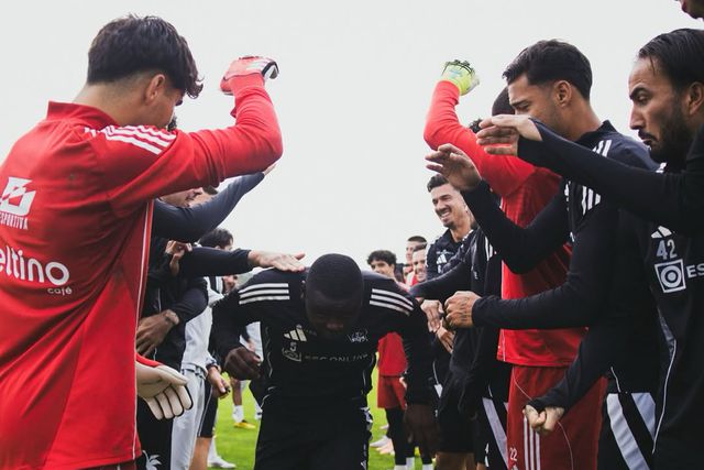 Abdu Conté regressou aos treinos - Foto: Casa Pia