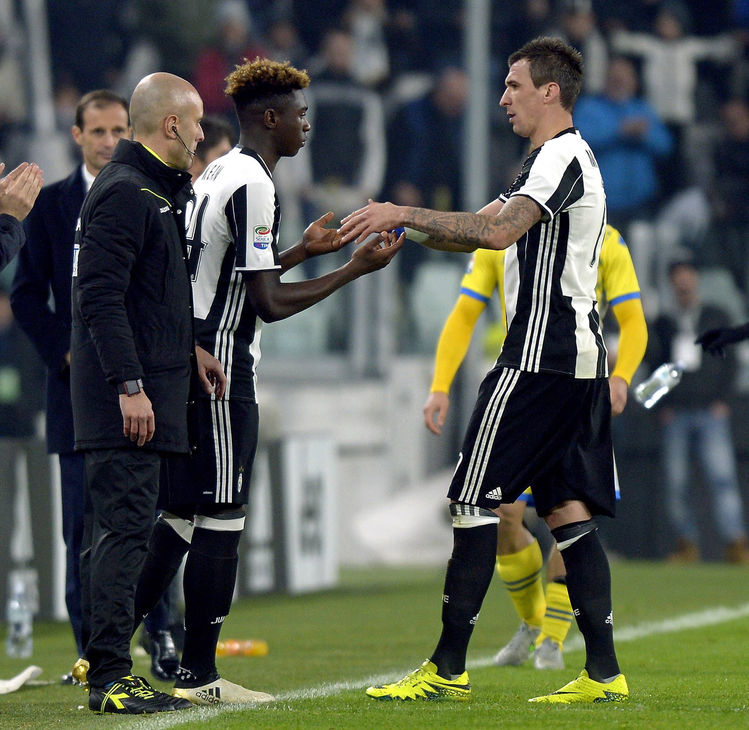 Moise Kean, Juventus. Estreia na Champions com 16 anos, 8 meses e 25 dias, frente ao Sevilha, em 2016