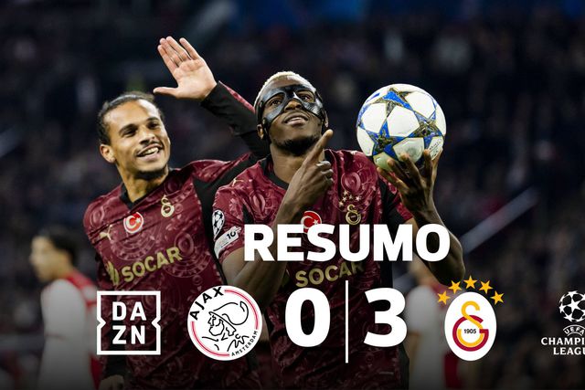 Atenção, Benfica: 'hat trick' de Osimhen em nova derrota pesada do Ajax (resumo)