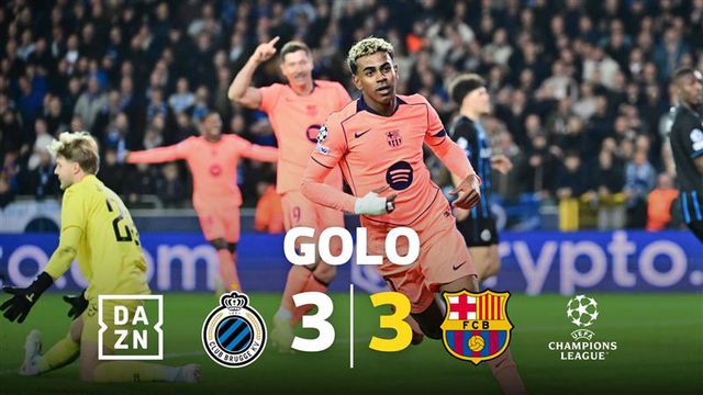 Autogolo caricato salva um ponto ao Barcelona em Bruges