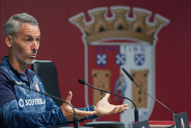 Carlos Vicens, treinador do SC Braga, quer foco total no Santa Clara. Foto: Hugo Delgado/LUSA