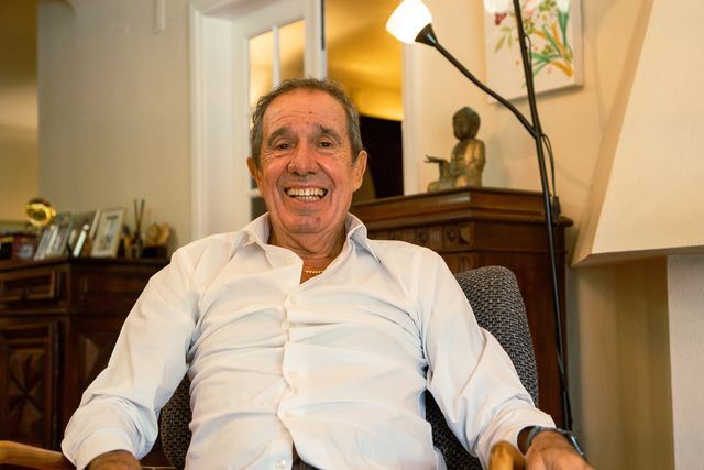 Humberto Coelho durante a entrevista a A BOLA (Foto: Breno Barison)