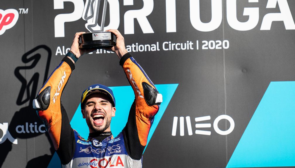 Miguel Oliveira venceu GP de Portugal em 2020. Foto KTM