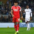 O extremo Oumar Camara jogou a ponta de lança frente ao Benfica e foi elogiado por José Mourinho