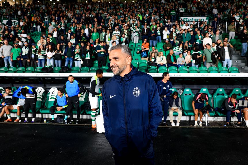 Rui Borges está na segunda época à frente do Sporting - Foto: Sporting CP