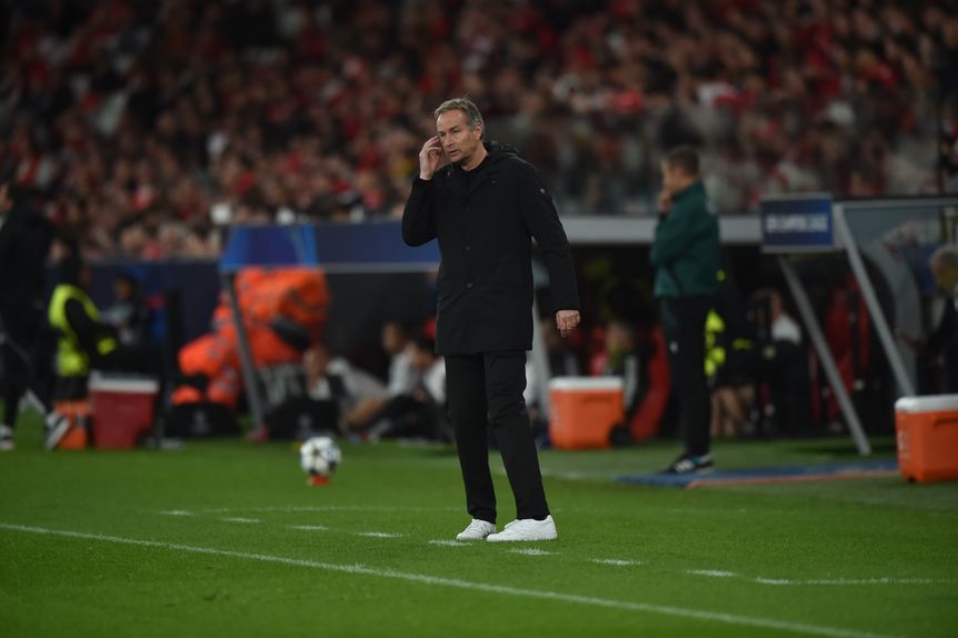 Kasper Hjulmand, treinador do Bayer - Foto: Miguel Nunes