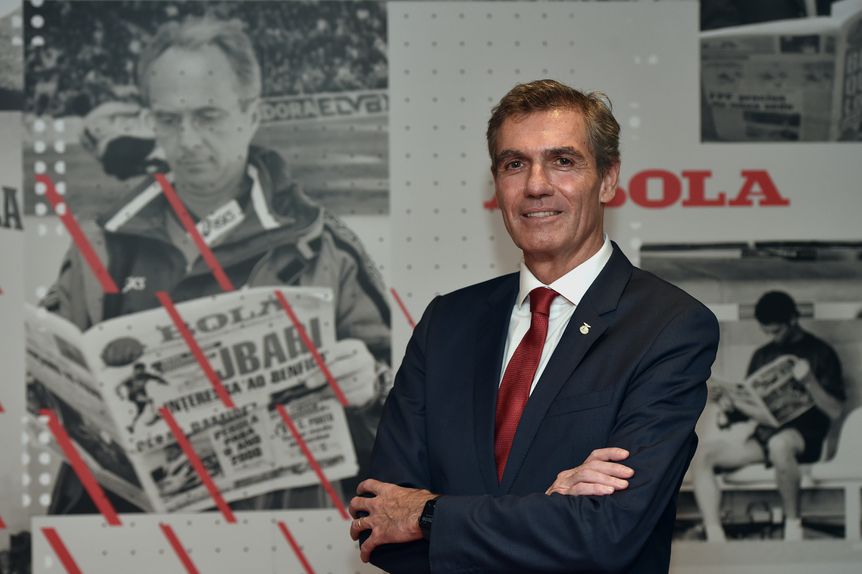 «Benfica está pior em praticamente todos os planos, do rendimento desportivo à sustentabilidade financeira, do que estava em 2020, quando João Noronha Lopes desafiou Luís Filipe Vieira»  — Foto: MIGUEL NUNES