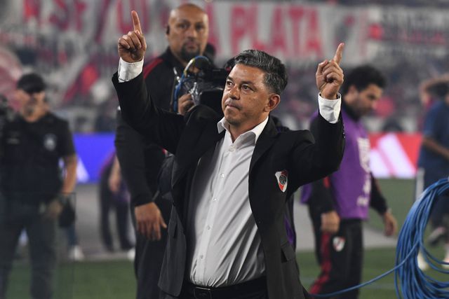Marcelo Gallardo, treinador do River Plate, após o último jogo
