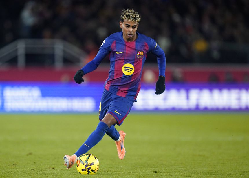 Lamine Yamal, extremo-direito do Barcelona