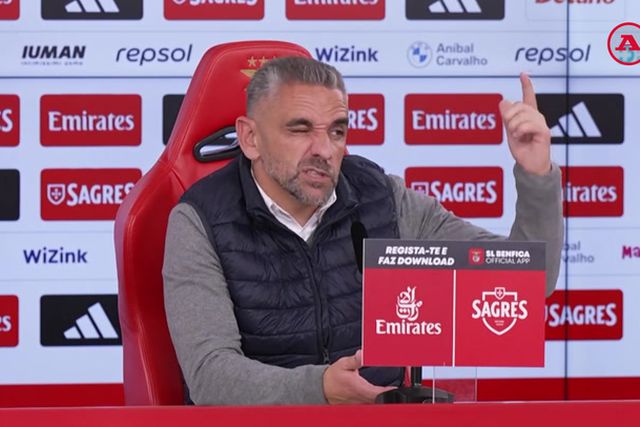 Gafe deixa Rui Borges a sorrir: «Desde que estou no Benfica... no Sporting!»