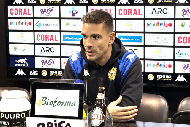 Tiago Margarido, treinador do Nacional. -Foto: CD NACIONAL