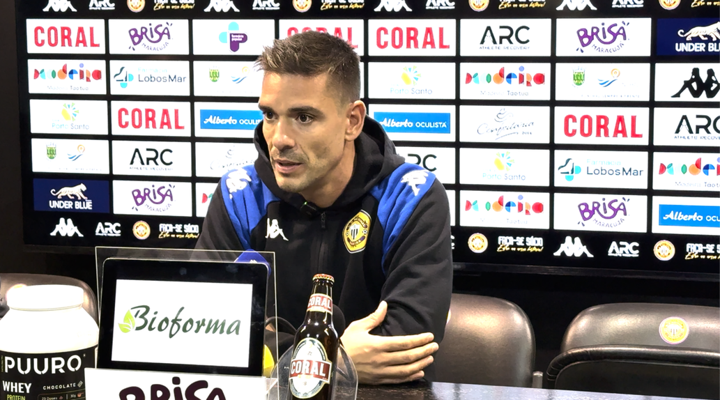 Tiago Margarido, treinador do Nacional. -Foto: CD NACIONAL