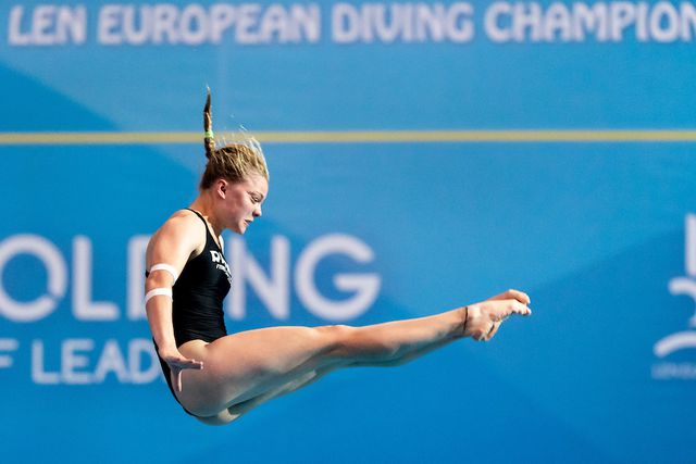 Sofiya Lyskun foi prata em 2022. IMAGO