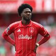 Ola Aina, jogador do Nottingham Forest
