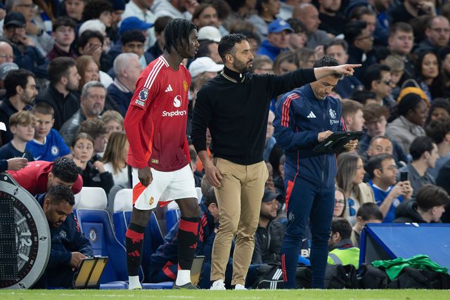 Ruben Amorim e Kobbie Mainoo