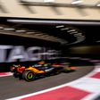 Lando Norris, piloto da McLaren, em Abu Dhabi