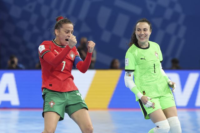 Ana Azevedo e Ana Catarina no Argentina-Portugal - Foto: FPF