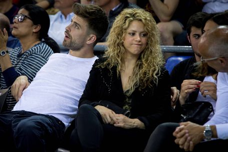 Gerard Piqué, antigo defesa-cental do Barcelona, e Shakira, cantora colombiana, em 2015